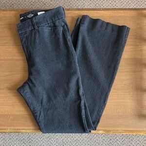 Old Navy Women's Charcoal Pixie Flare Cut Pants